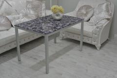 Столешница Vitrodesign by Ligron, поверхность глянцевая, декор арт. 351 Перлмут 1
